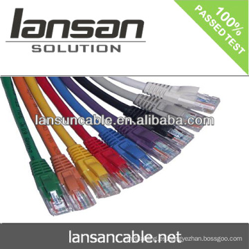 LANSAN Cordón de remiendo profesional cat6 utp de alta velocidad / cable de salto PVC / LSOH ETL / UL / ROHS / ANATEL